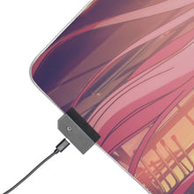 Load image into Gallery viewer, Mirai Nikki Yuno Gasai, Yukiteru Amano RGB LED Mouse Pad (Desk Mat)
