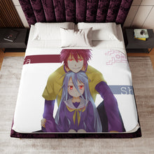 Load image into Gallery viewer, Sora and Shiro Sherpa Blanket