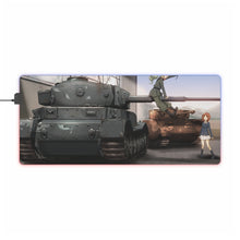 Load image into Gallery viewer, Girls und Panzer RGB LED Mouse Pad (Desk Mat)