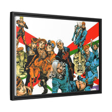 Load image into Gallery viewer, JoJo's Bizarre Adventure: Part 1-8 Canvas Framed Art Print