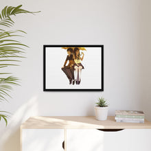 Load image into Gallery viewer, Eru Chitanda And Hōtarō Oreki under umbrella Canvas Framed Art Print