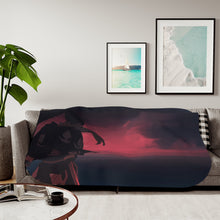 Load image into Gallery viewer, Sunset Sherpa Blanket