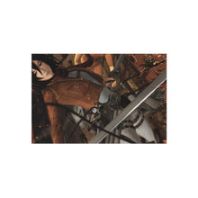 Load image into Gallery viewer, Mikasa vs titans Rug