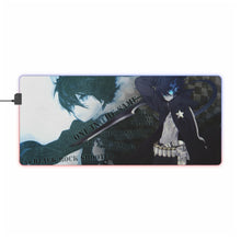 Load image into Gallery viewer, Black Rock Shooter RGB LED Mouse Pad (Desk Mat)