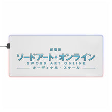 Load image into Gallery viewer, Sword Art Online Movie: Ordinal Scale RGB LED Mouse Pad (Desk Mat)