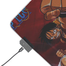 Load image into Gallery viewer, Luffy and Zorro RGB LED Mouse Pad (Desk Mat)