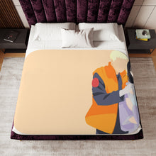 Load image into Gallery viewer, Boruto Sherpa Blanket