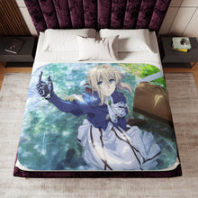 Load image into Gallery viewer, Violet Evergarden Sherpa Blanket