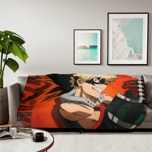 Load image into Gallery viewer, My Hero Academia Katsuki Bakugou Sherpa Blanket