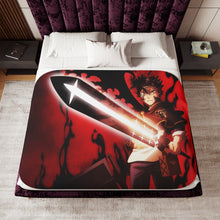 Load image into Gallery viewer, Anime Black Clover Sherpa Blanket
