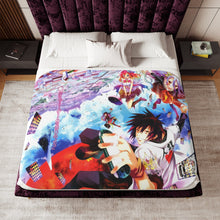 Load image into Gallery viewer, Sora,Shiro,Stephanie and Zell Sherpa Blanket