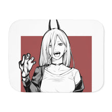 Load image into Gallery viewer, Anime Chainsaw Man Sherpa Blanket