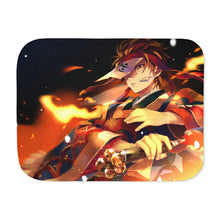 Load image into Gallery viewer, Dance of the Fire God (Hinokami Kagura) Sherpa Blanket