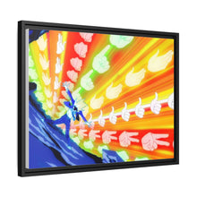 Load image into Gallery viewer, Power of Hand Signs Canvas Framed Art Print