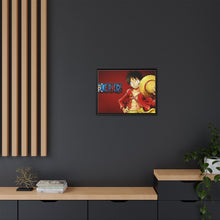 Load image into Gallery viewer, Monkey D. Luffy Canvas Framed Art Print