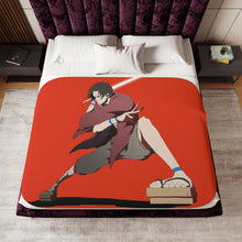 Load image into Gallery viewer, Anime Samurai Champloo Sherpa Blanket