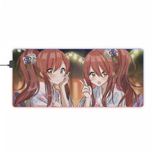 Load image into Gallery viewer, Oosaki Twins RGB LED Mouse Pad (Desk Mat)