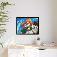 Load image into Gallery viewer, Naofumi and Raphtalia Canvas Framed Art Print