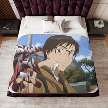 Load image into Gallery viewer, Shinichi and Migi Sherpa Blanket