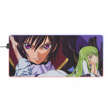 Load image into Gallery viewer, Code Geass Lelouch Lamperouge RGB LED Mouse Pad (Desk Mat)