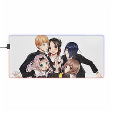 Load image into Gallery viewer, Kaguya-sama: Love is War Kaguya Shinomiya, Chika Fujiwara, Miyuki Shirogane RGB LED Mouse Pad (Desk Mat)
