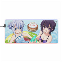 Load image into Gallery viewer, Is The Order A Rabbit? RGB LED Mouse Pad (Desk Mat)