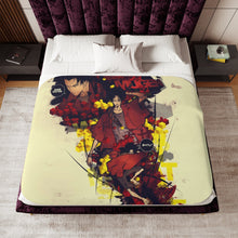 Load image into Gallery viewer, Anime Samurai Champloo Sherpa Blanket