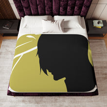 Load image into Gallery viewer, Decim Silhouette Sherpa Blanket