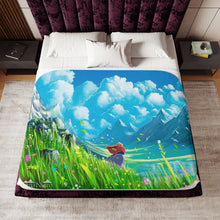 Load image into Gallery viewer, Anime Howl's Moving Castler Sherpa Blanket