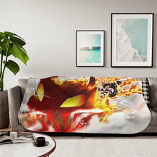 Load image into Gallery viewer, Fire Force Shinra Kusakabe Sherpa Blanket