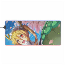 Load image into Gallery viewer, Miss Kobayashi's Dragon Maid RGB LED Mouse Pad (Desk Mat)