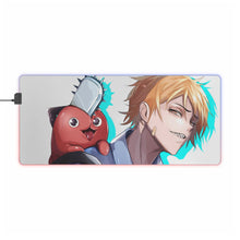 Load image into Gallery viewer, Anime Chainsaw Man RGB LED Mouse Pad (Desk Mat)