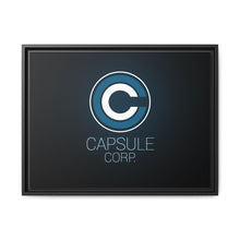 Load image into Gallery viewer, Capsule Corporation Canvas Framed Art Print