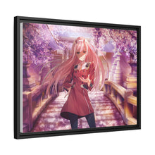 Load image into Gallery viewer, Zero Two Smile Canvas Framed Art Print