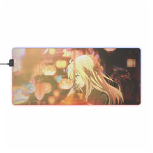 Load image into Gallery viewer, Violet Evergarden RGB LED Mouse Pad (Desk Mat)