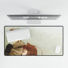Load image into Gallery viewer, Anime Spice and Wolf Mouse Pad (Desk Mat)
