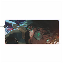 Load image into Gallery viewer, My Hero Academia Izuku Midoriya RGB LED Mouse Pad (Desk Mat)