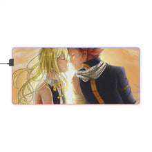 Load image into Gallery viewer, Fairy Tail Natsu Dragneel, Lucy Heartfilia RGB LED Mouse Pad (Desk Mat)