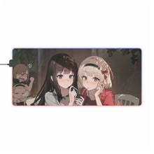 Load image into Gallery viewer, Lycoris Recoil Takina Inoue, Chisato Nishikigi RGB LED Mouse Pad (Desk Mat)