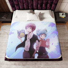 Load image into Gallery viewer, Assassination Classroom Karma Akabane, Nagisa Shiota Sherpa Blanket