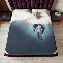 Load image into Gallery viewer, Anime Spirited Away Sherpa Blanket