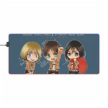 Load image into Gallery viewer, Anime Attack On Titan RGB LED Mouse Pad (Desk Mat)
