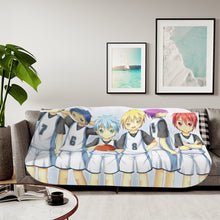 Load image into Gallery viewer, Kuroko's Basketball Tetsuya Kuroko, Daiki Aomine, Atsushi Murasakibara Sherpa Blanket