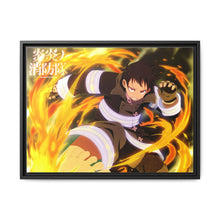 Load image into Gallery viewer, Fire Force Shinra Kusakabe Canvas Framed Art Print