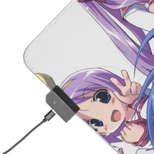 Load image into Gallery viewer, Lucky Star Konata Izumi, Kagami Hiiragi, Tsukasa Hiiragi, Miyuki Takara RGB LED Mouse Pad (Desk Mat)