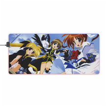 Load image into Gallery viewer, Magical Girl Lyrical Nanoha RGB LED Mouse Pad (Desk Mat)