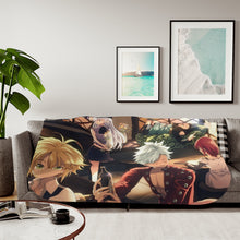 Load image into Gallery viewer, The Seven Deadly Sins Ban, Meliodas, King, Diane, Elizabeth Liones Sherpa Blanket