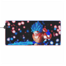 Load image into Gallery viewer, Goku SSB Ki Blade RGB LED Mouse Pad (Desk Mat)