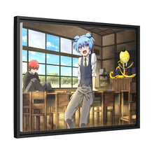 Load image into Gallery viewer, Assassination Classroom Koro-sensei, Karma Akabane, Nagisa Shiota Canvas Framed Art Print