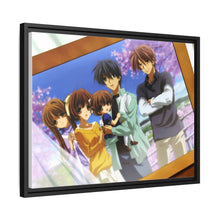 Load image into Gallery viewer, Clannad Tomoya Okazaki, Nagisa Furukawa, Akio Furukawa, Sanae Furukawa Canvas Framed Art Print